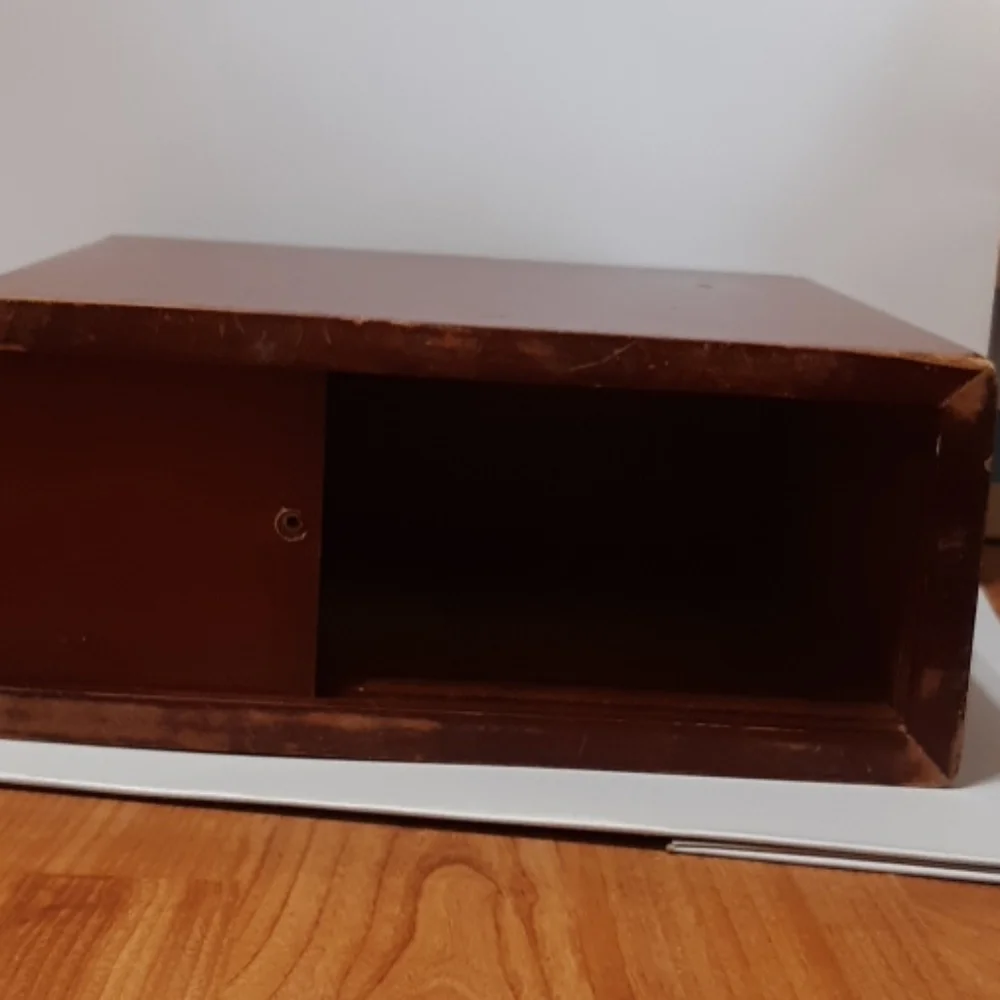 Fly Fishing Box Storage Decor Old Creepy Unique morbid home decor Mortician